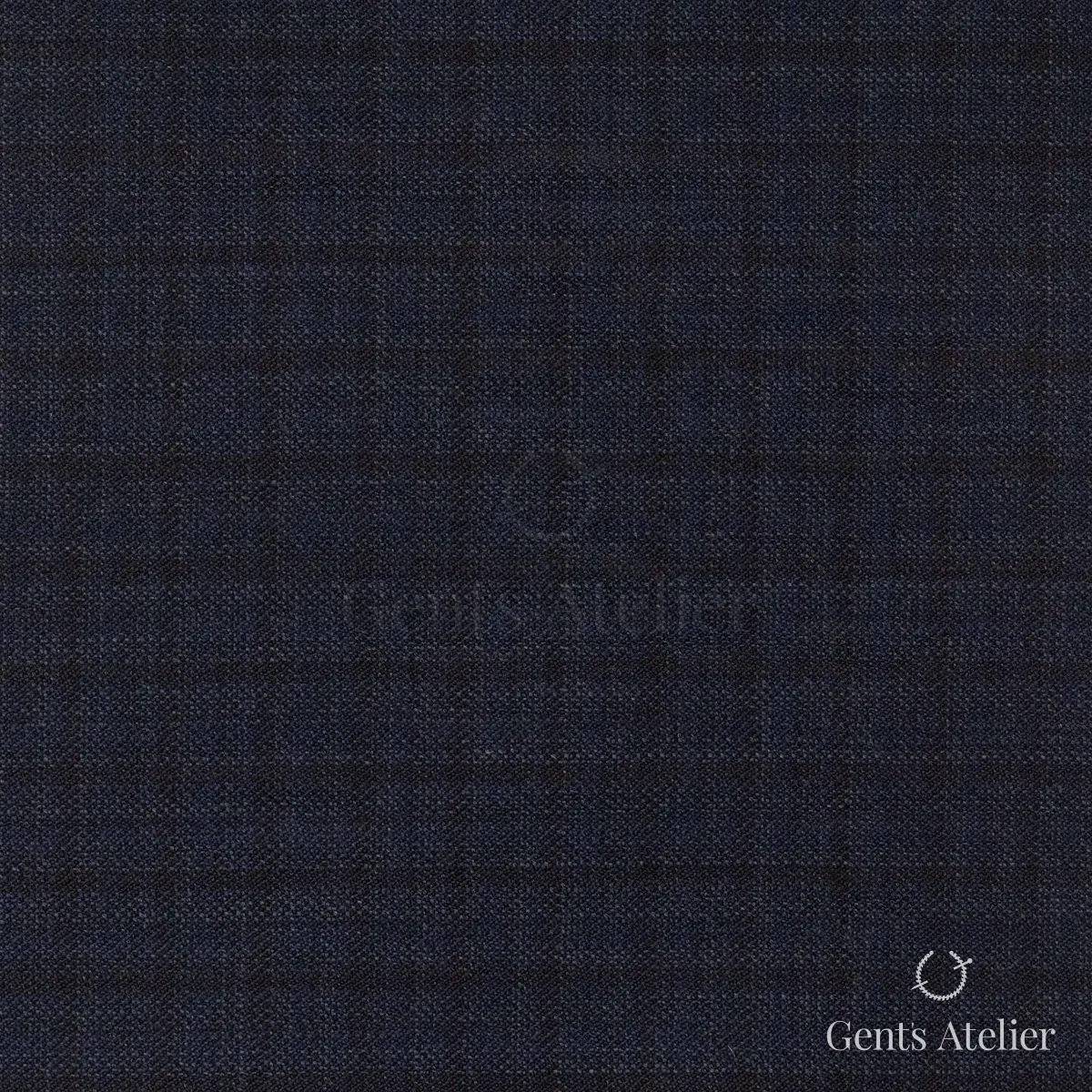 Костюм из Guabello TRG3967 — тёмно-синий, 100% шерсть