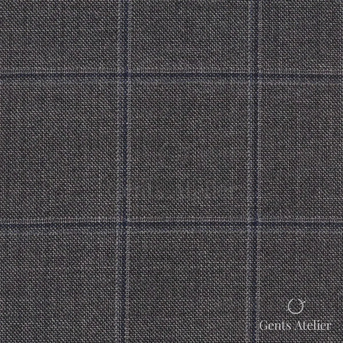 Костюм из Guabello TRG3975 — тёмно-серый, 100% шерсть