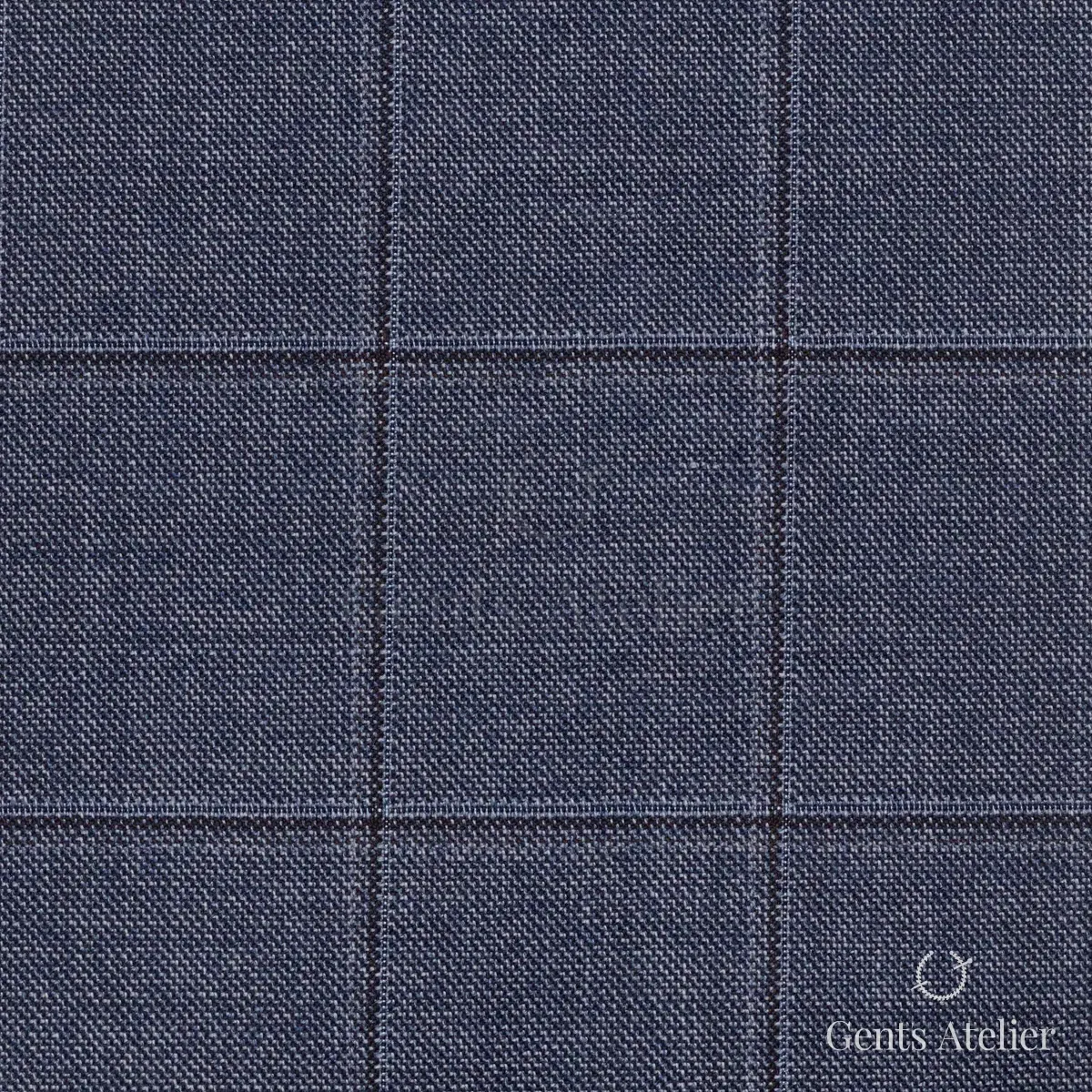 Костюм из Guabello TRG3977 — синий, 100% шерсть
