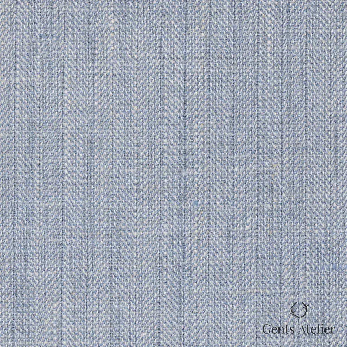 Костюм из Standeven CL260025 — светло-голубой, 36% шерсть, 32% лён, 32% шёлк
