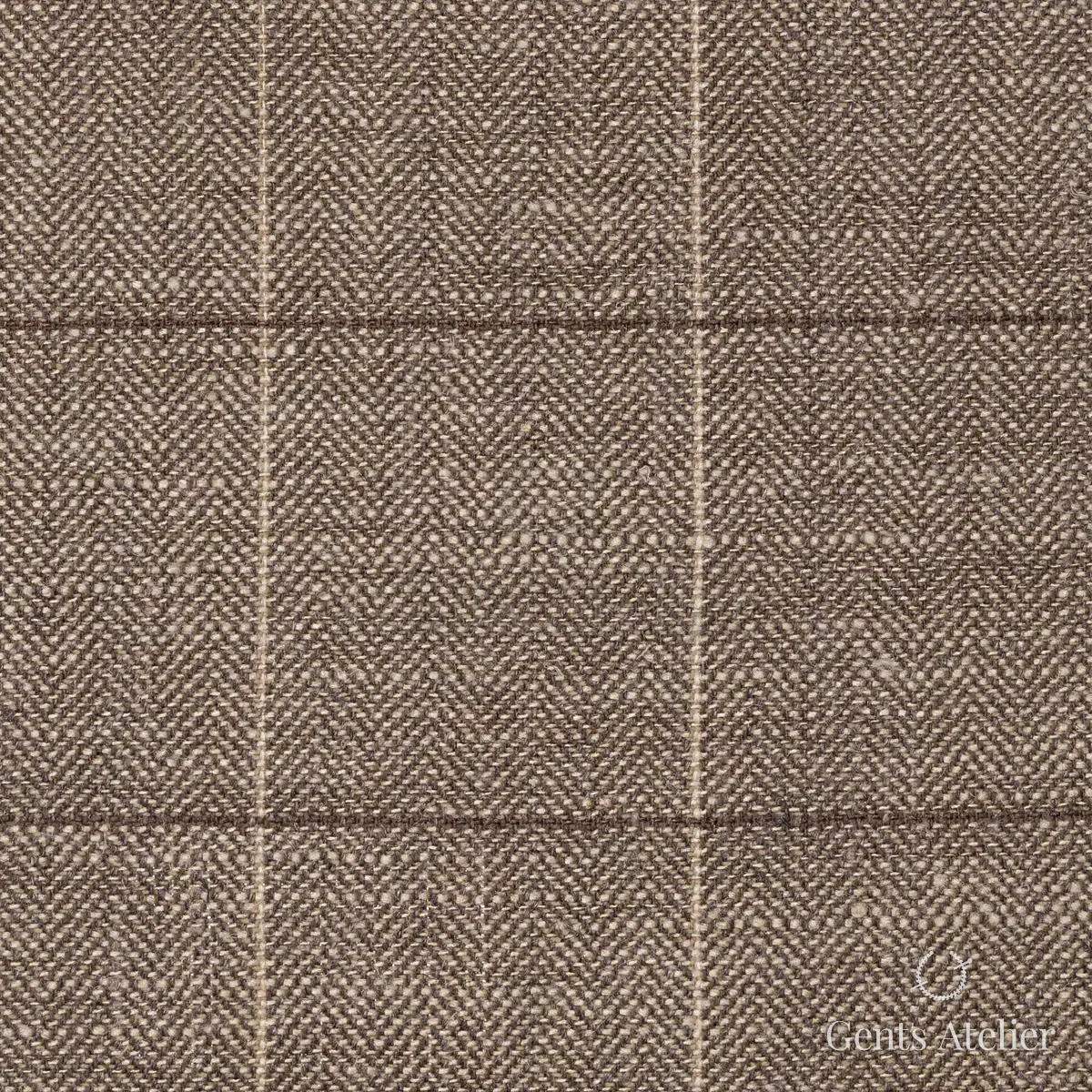 Костюм из Standeven CL260042 — тёмно-коричневый, 36% шерсть, 32% лён, 32% шёлк