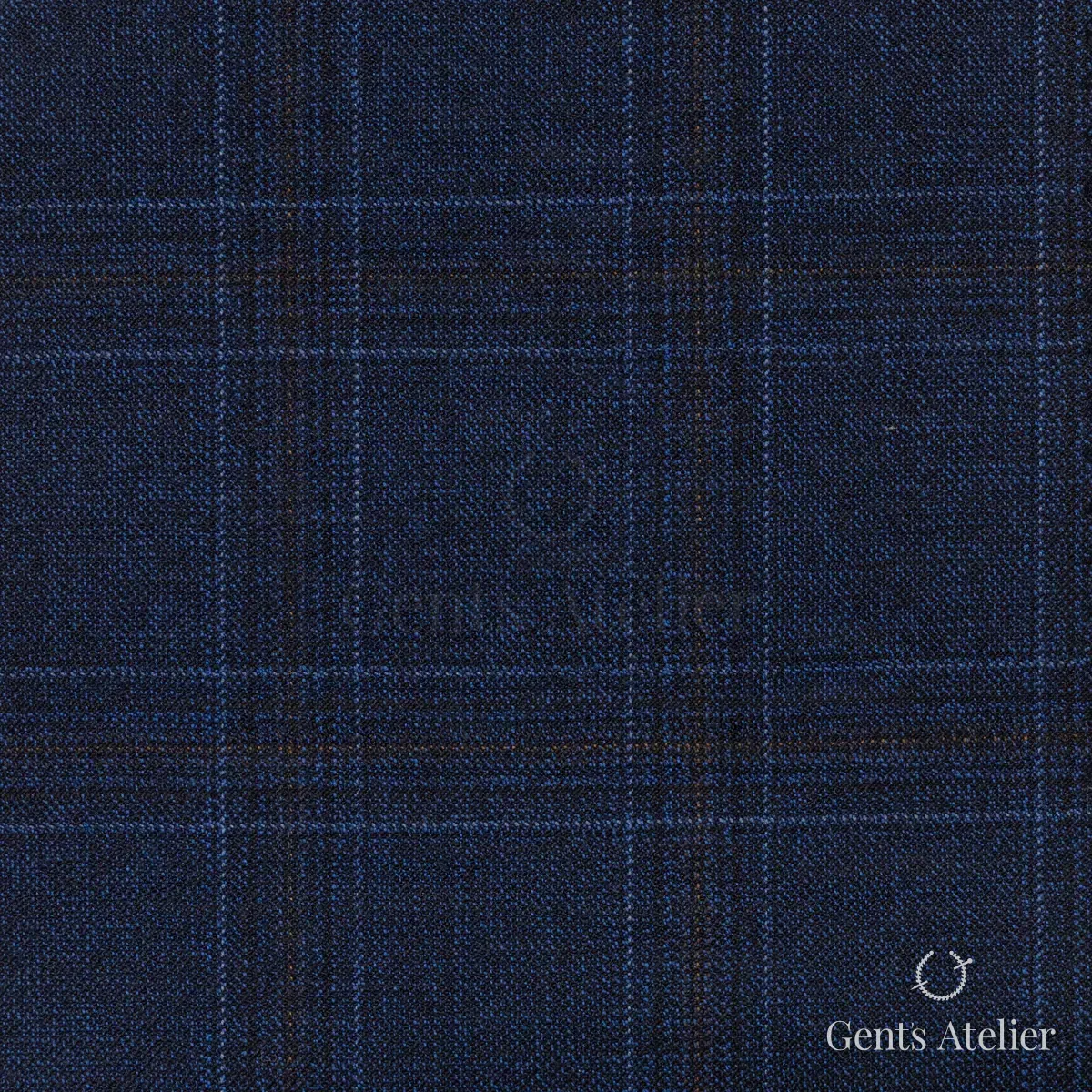 Костюм из Iniziare JX052 — тёмно-синий, 100% шерсть