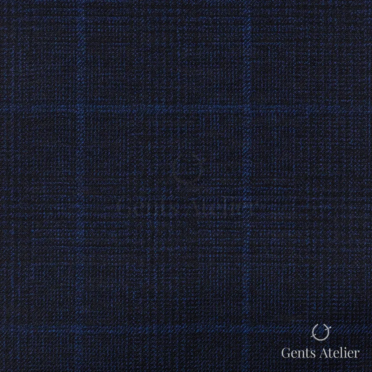 Костюм из Iniziare JX055 — тёмно-синий, 100% шерсть