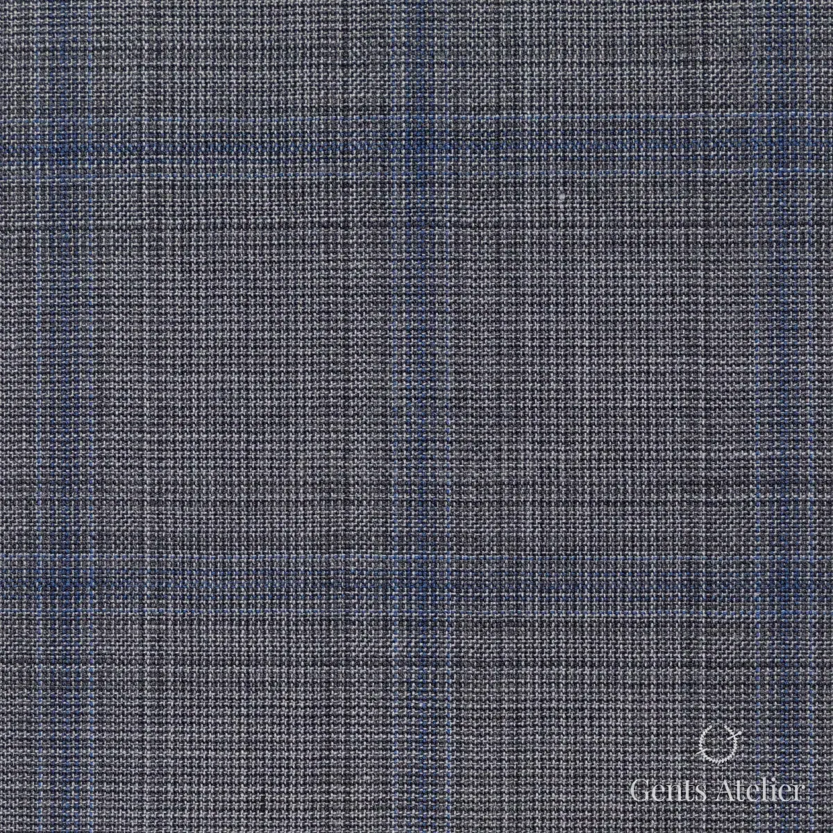 Костюм из Iniziare JX3158 — серый, 100% шерсть