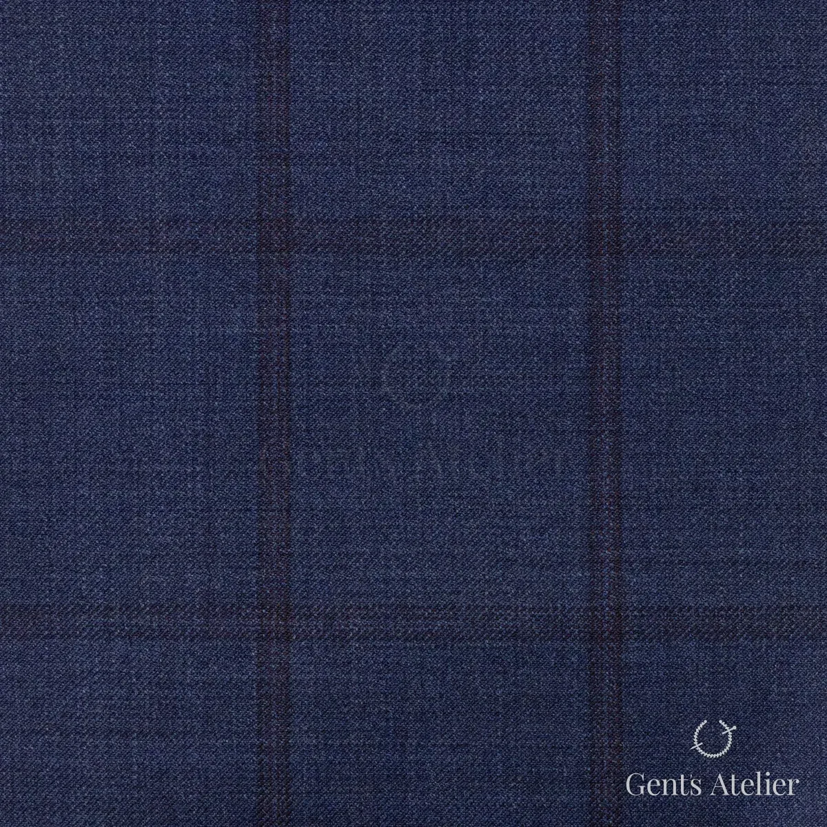 Костюм из Iniziare JX3933 — тёмно-синий, 100% шерсть