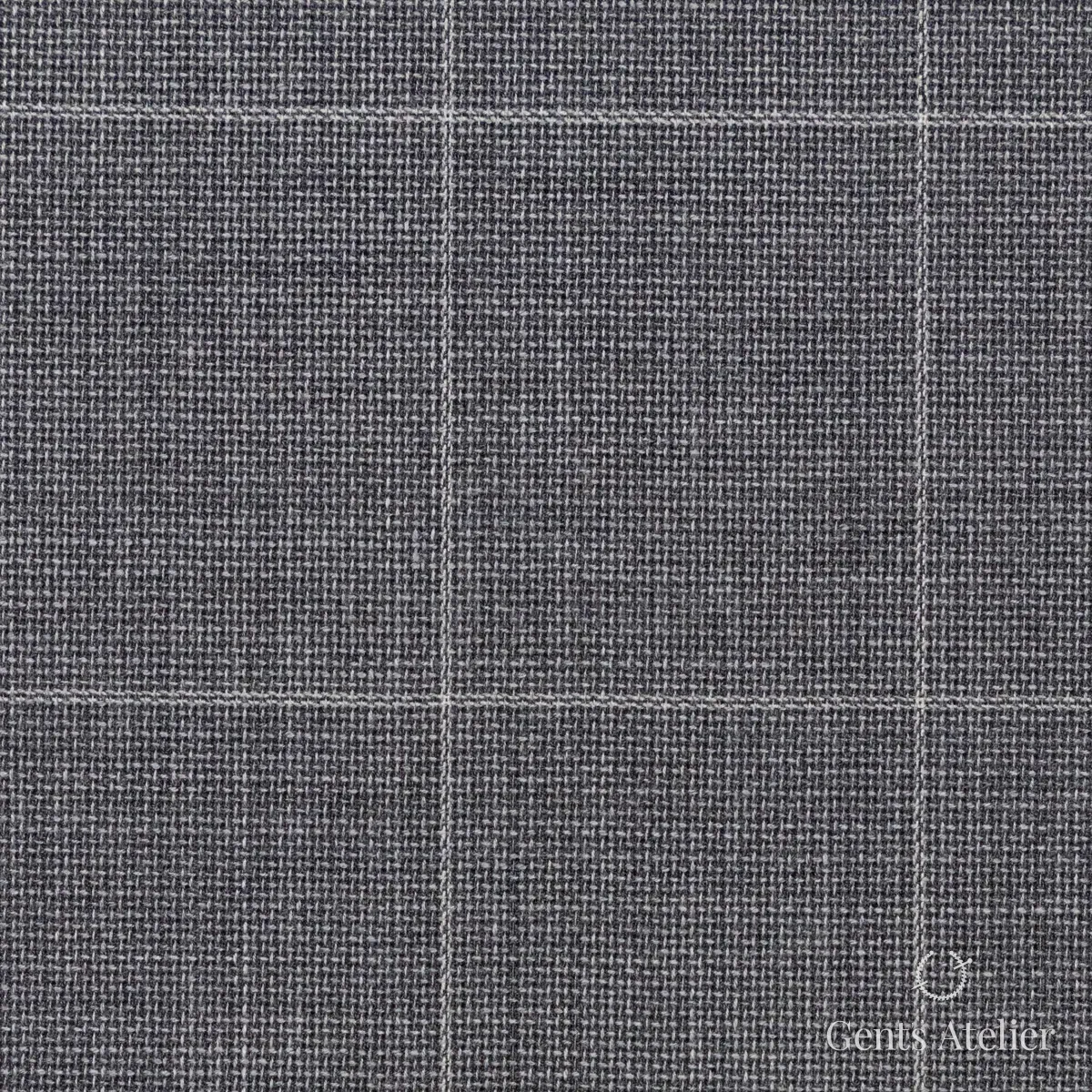 Костюм из Iniziare JX083-T — серый, 100% шерсть