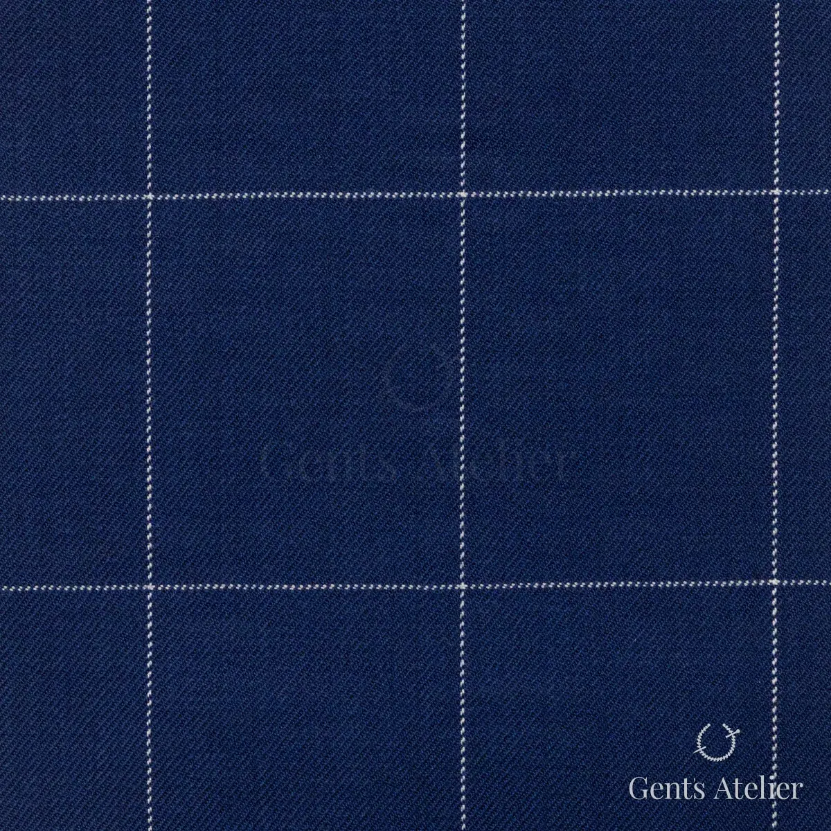 Костюм из Iniziare JX3953 — тёмно-синий, 100% шерсть