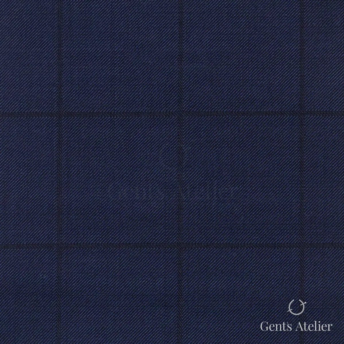 Костюм из Scabal CL260157 — тёмно-синий, 100% шерсть