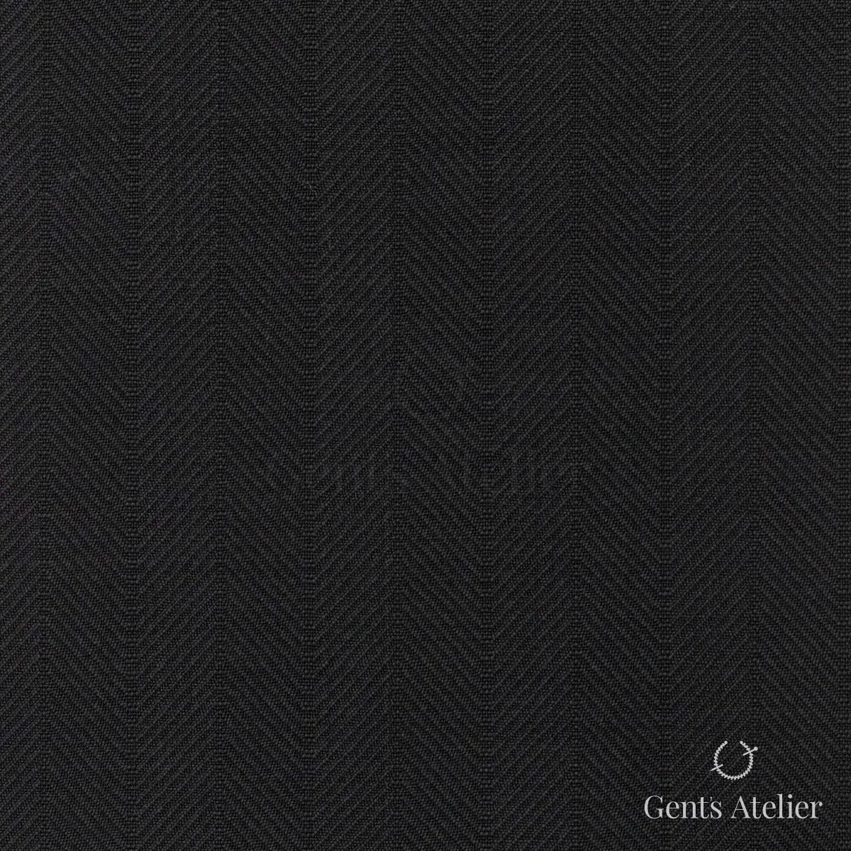 Костюм из Scabal CL260166 — чёрный, 100% шерсть