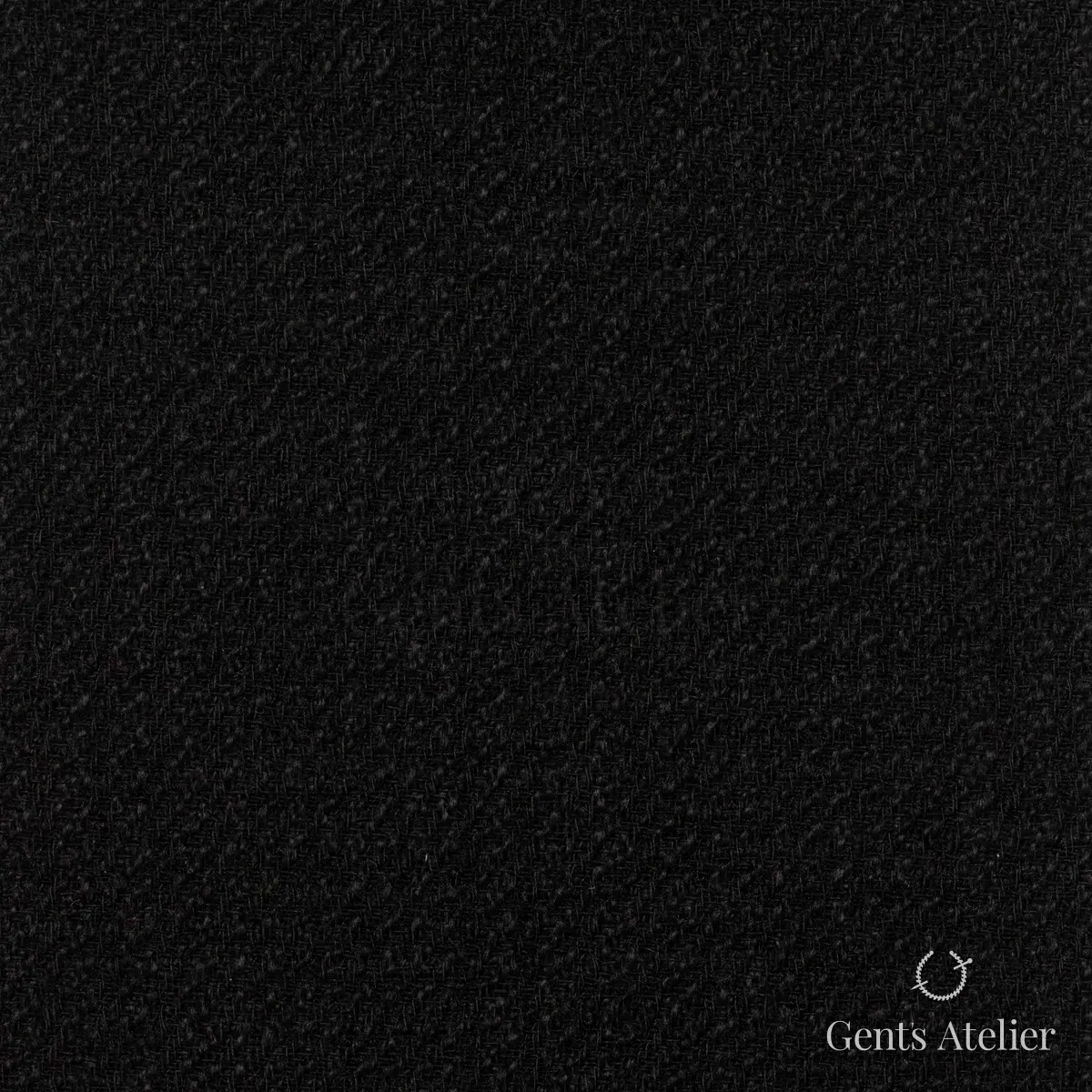 Костюм из Scabal CL260195 — чёрный, 100% шерсть