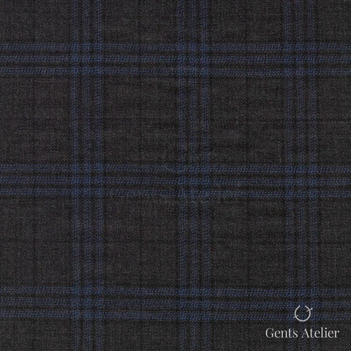 Костюм из Gent's Colors M·K2021W016/2 — угольный, Super шерсть