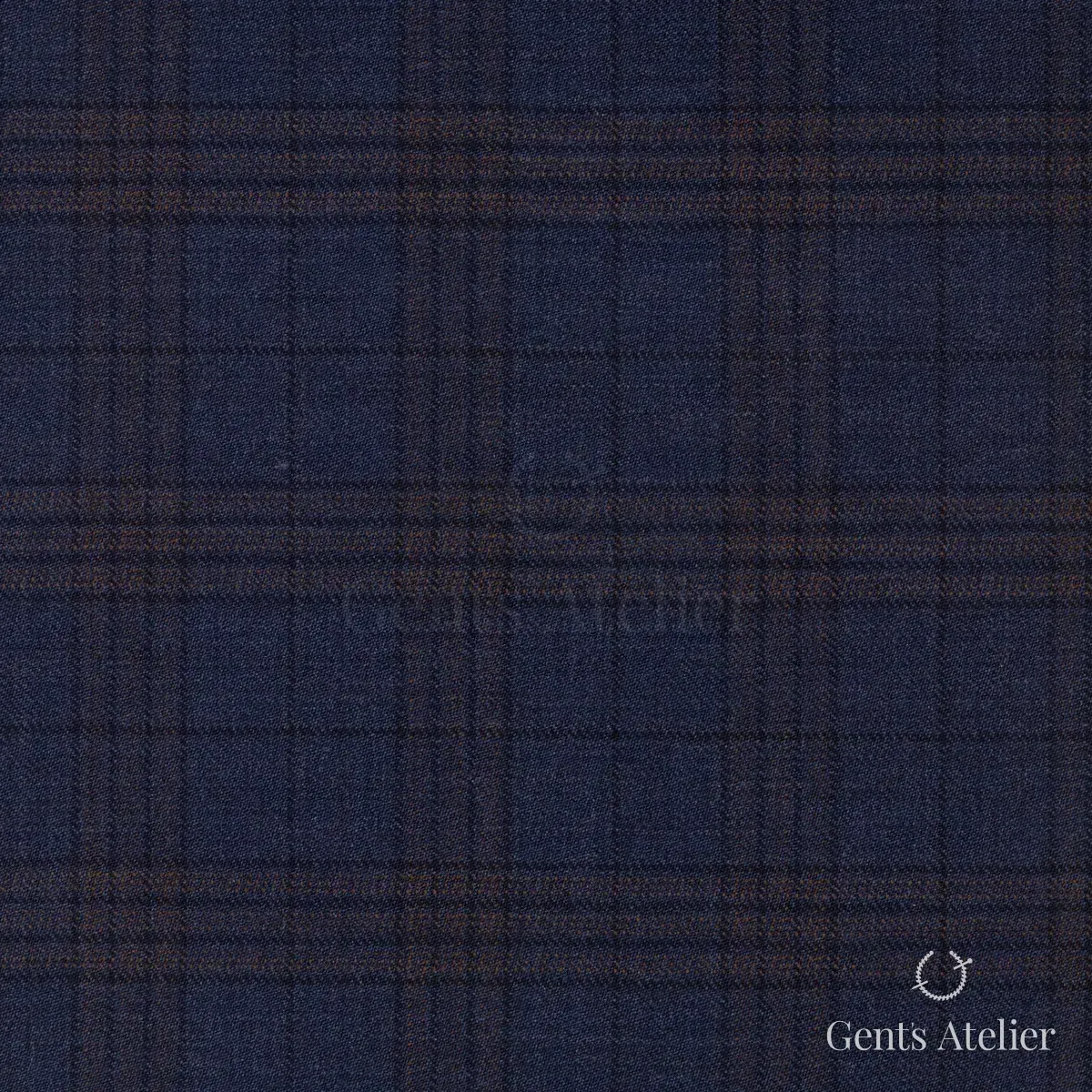 Костюм из Gent's Colors M·K2021W016/3 — тёмно-синий, Super шерсть