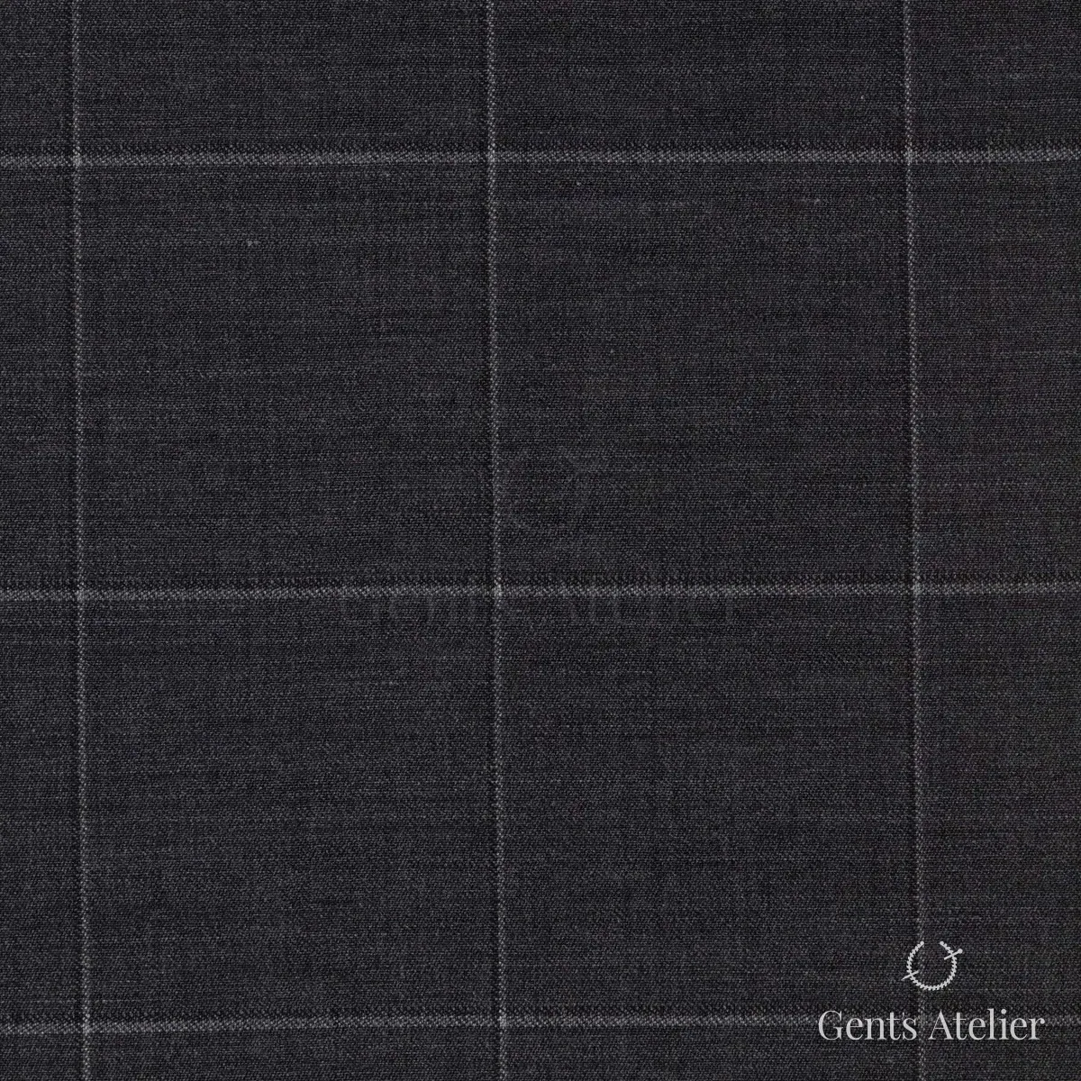 Костюм из Gent's Colors M·K 2021X/14 — угольный, 100% шерсть