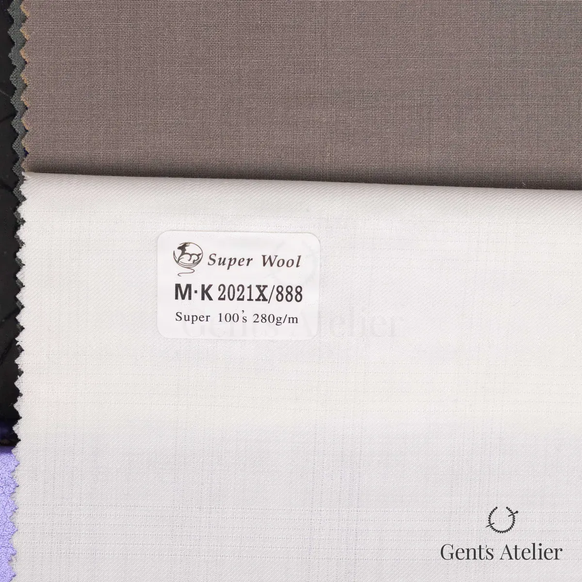 Костюм из Gent's Colors M·K 2021X/888 — тауп, 100% шерсть