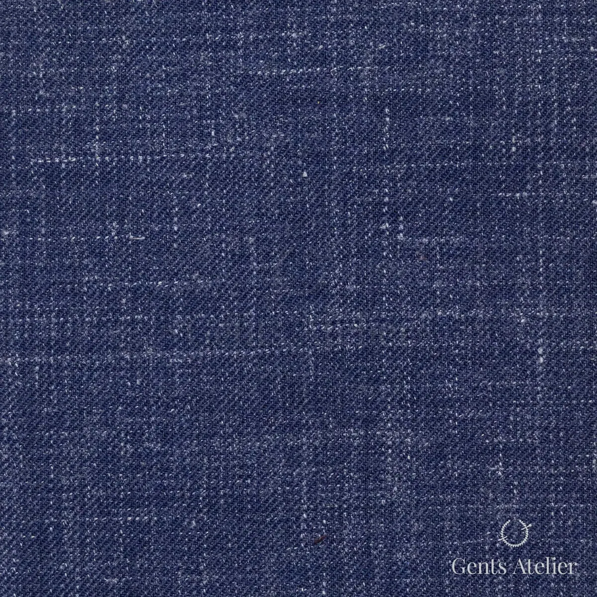 Костюм из Dormeuil TD882127 — тёмно-синий, 83% шерсть, 17% лён