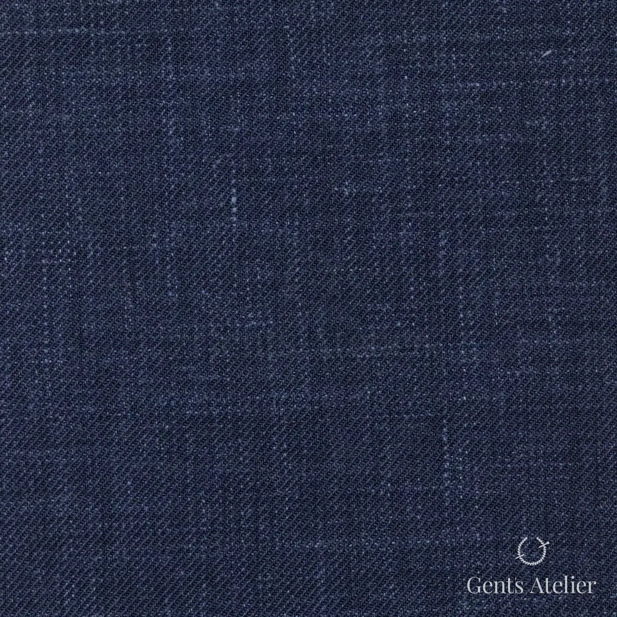 Костюм из Dormeuil TD882117 — тёмно-синий, 83% шерсть, 17% лён