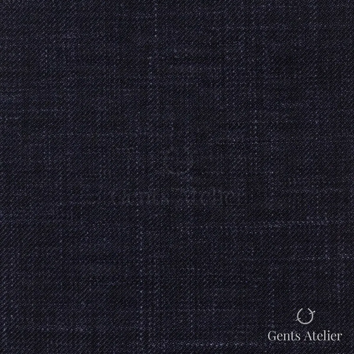 Костюм из Dormeuil TD882118 — тёмно-синий, 83% шерсть, 17% лён