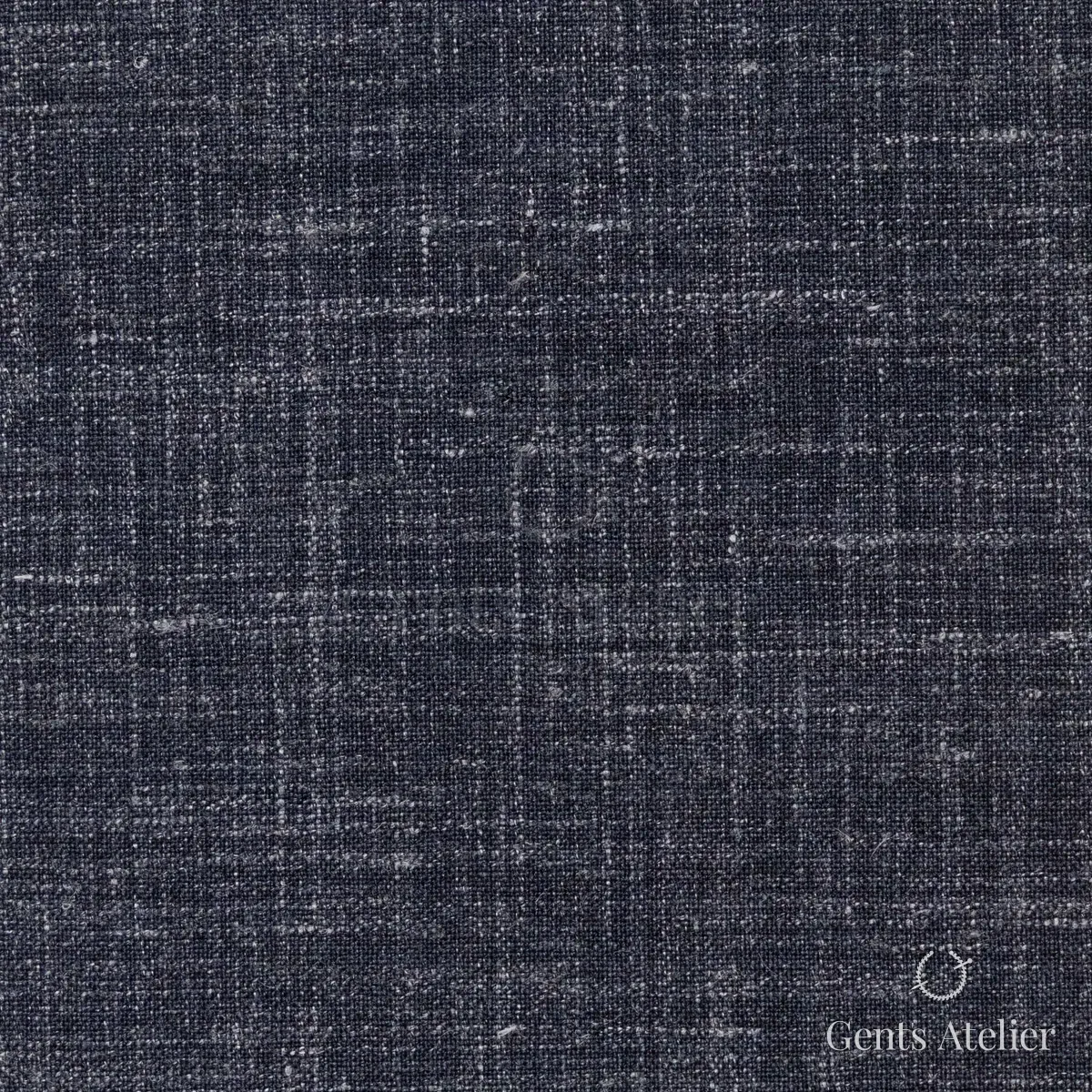 Костюм из Dormeuil TD417123 — тёмно-синий, 50% шерсть, 30% шёлк, 20% лён