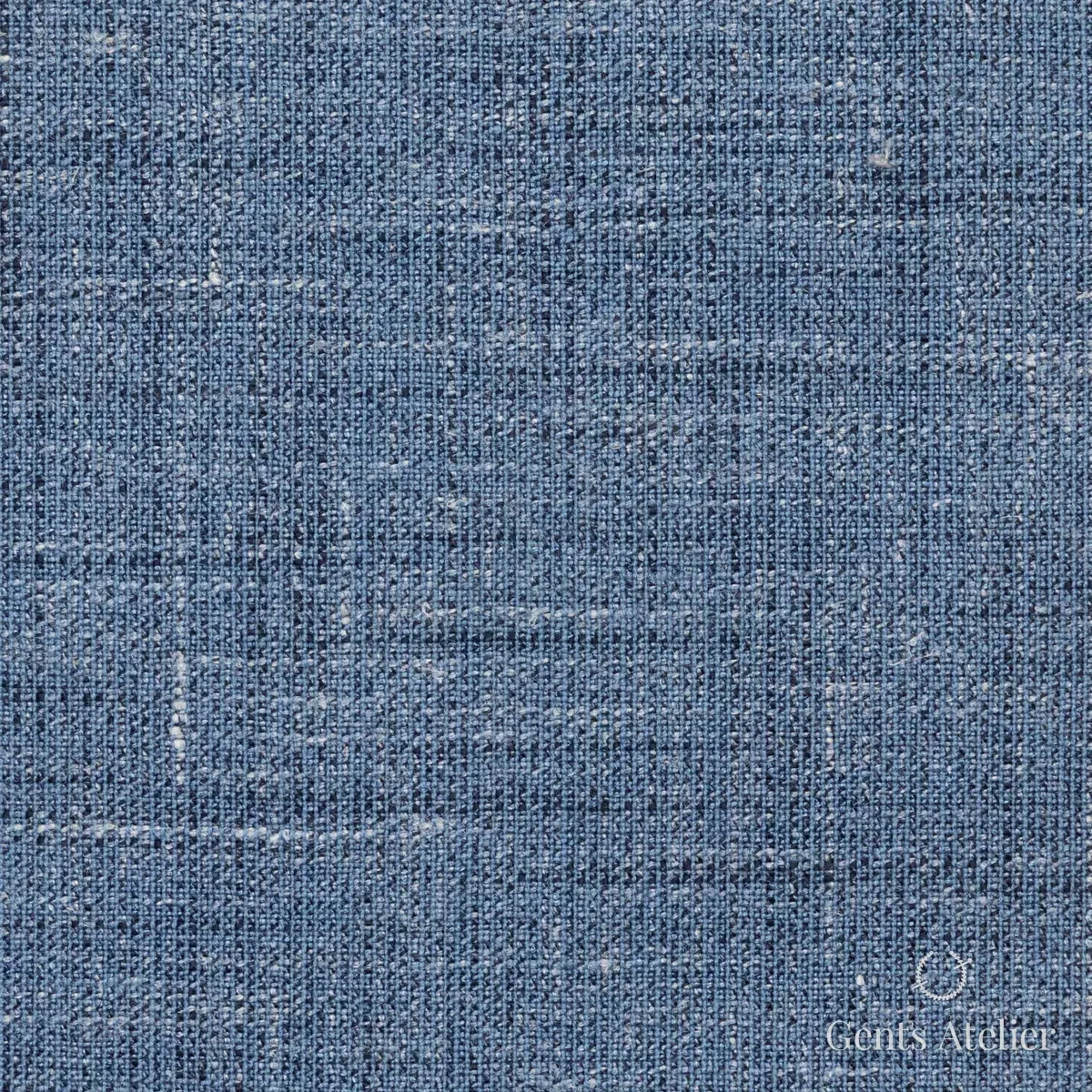 Костюм из Dormeuil TD881158 — синий, 35% шерсть, 23% бамбук, 22% шёлк, 20% лён