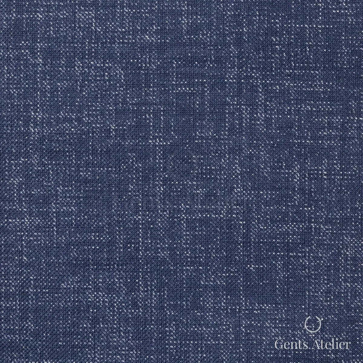 Костюм из Dormeuil TD881007 — тёмно-синий, 55% шерсть, 45% шёлк