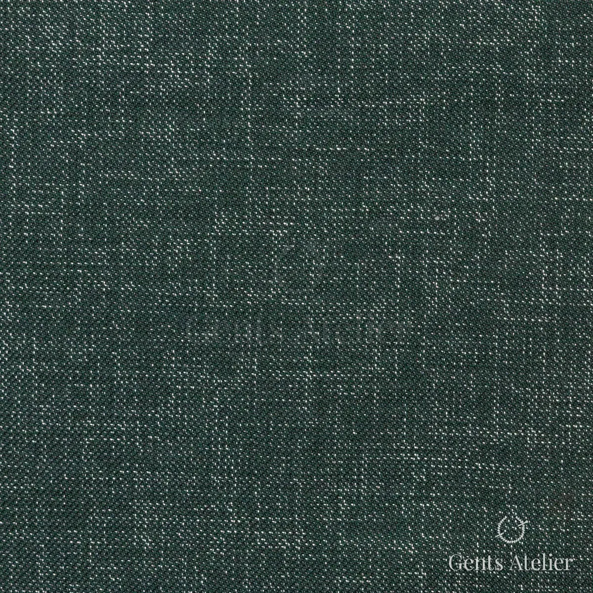 Костюм из Dormeuil TD881014 — тёмно-зелёный, 55% шерсть, 45% шёлк