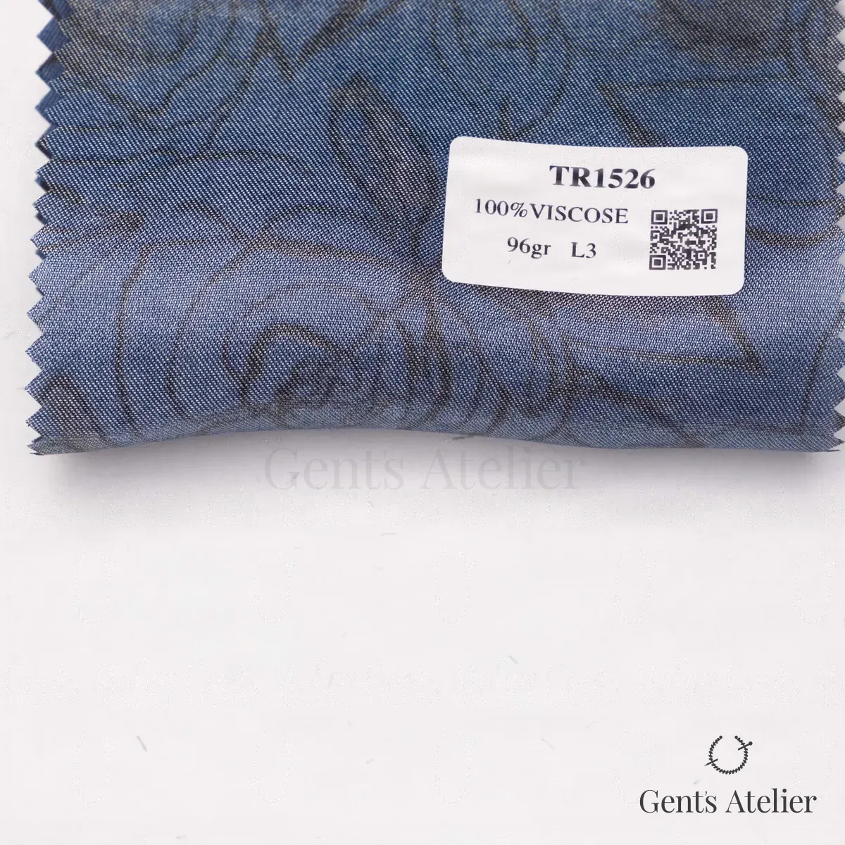 Подкладочная ткань Luxury Distinctive TR1526 — синий, 100% вискоза