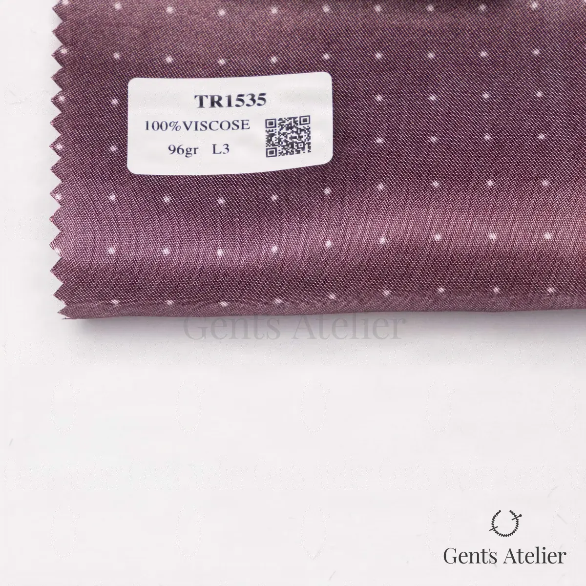 Подкладочная ткань Luxury Distinctive TR1535 — бордовый, 100% вискоза