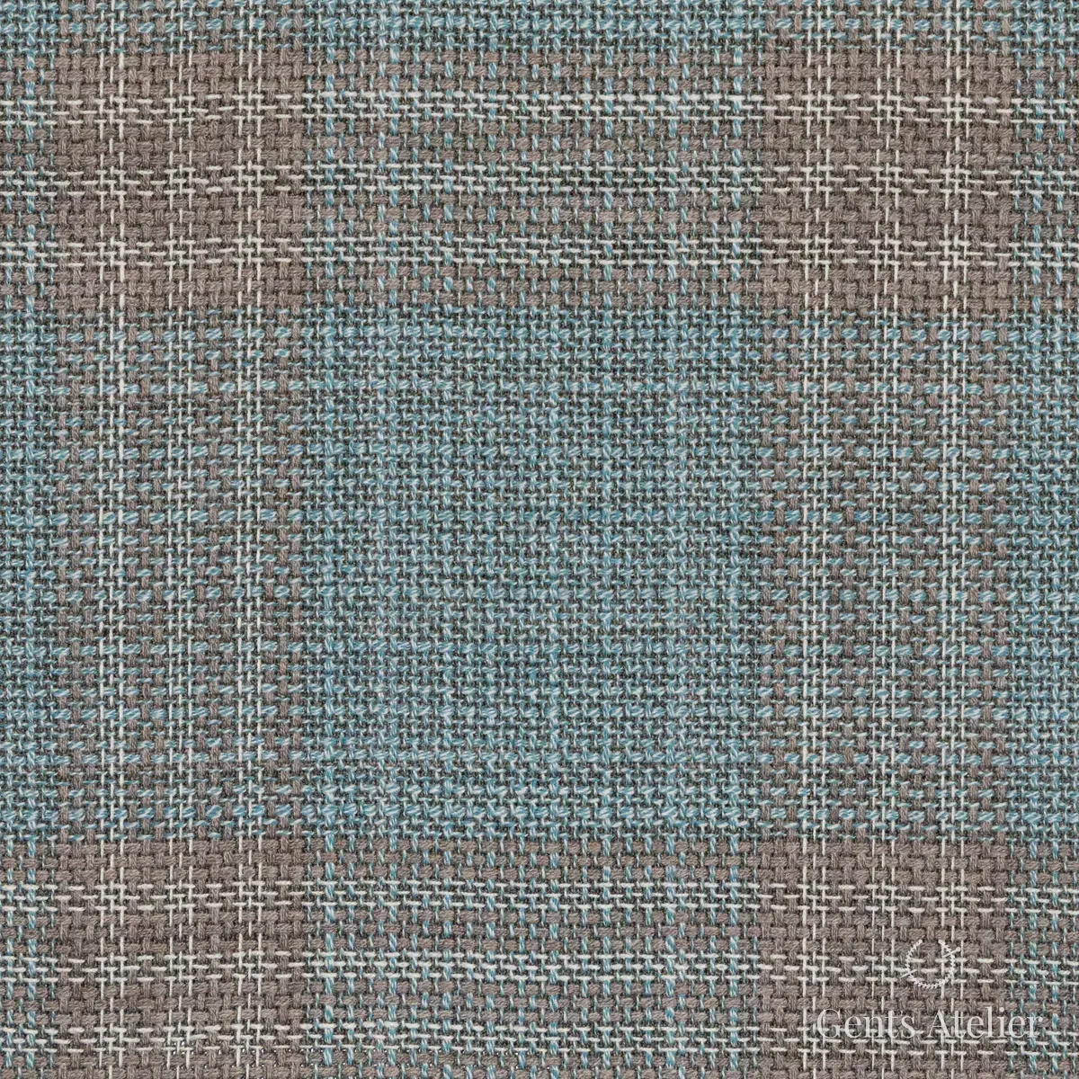 Костюм из Reda TRE3785 — голубой, 100% шерсть