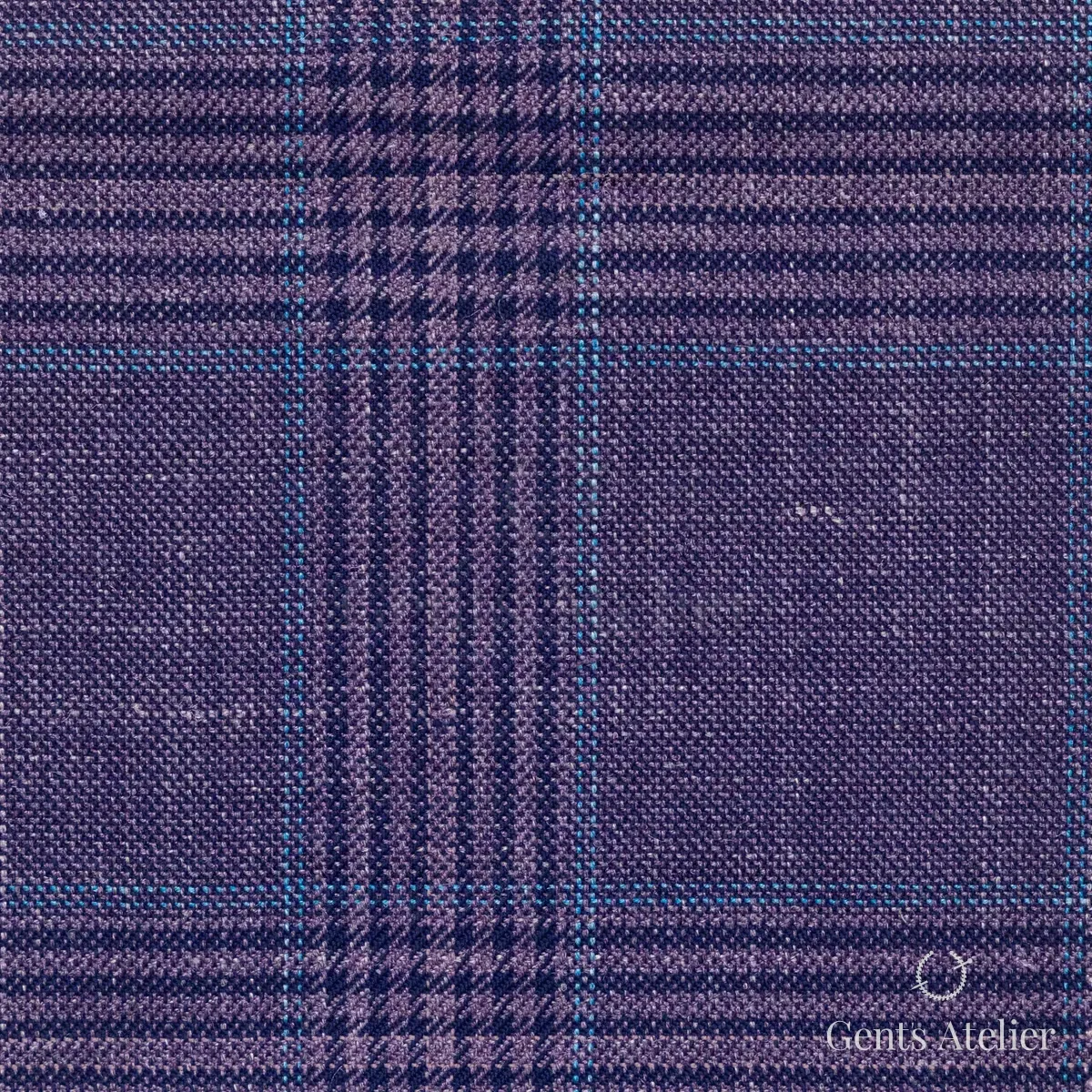Костюм из Reda TRE3779 — фиолетовый, 75% шерсть, 17% шёлк, 8% лён