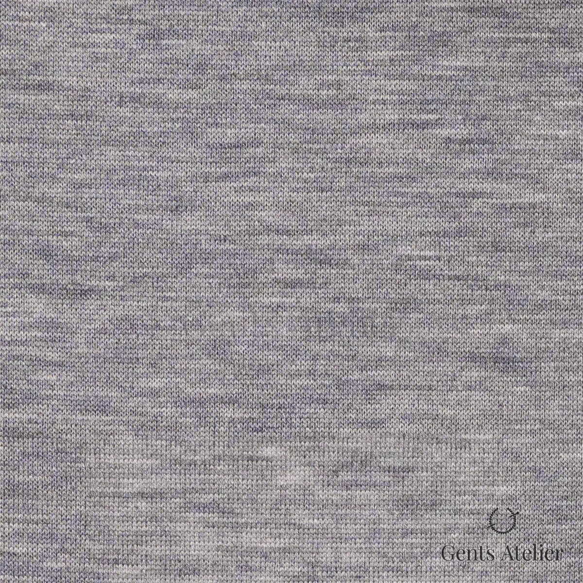 Сорочка из Canclini 6065-W010-0002 — серый меланж с сиреневым отливом, 100% Хлопок