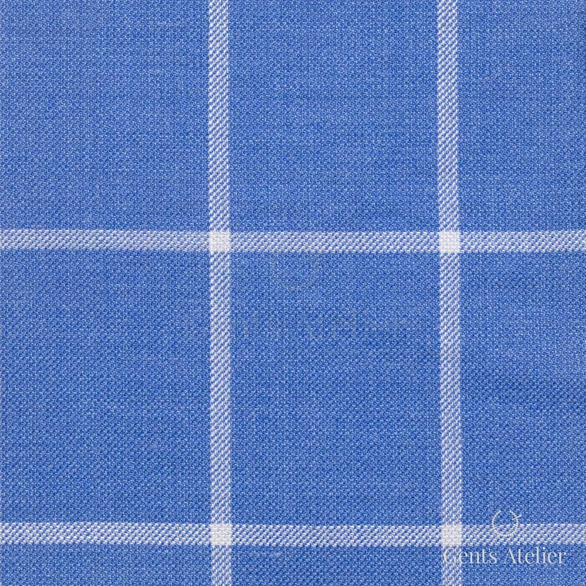 Костюм из Huddersfield 252819-B — синий, 75% шерсть, 15% шёлк, 10% лён