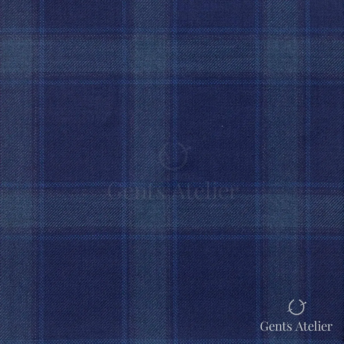 Костюм из Huddersfield 252842-A — тёмно-синий, 100% шерсть