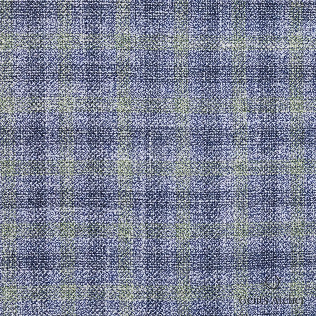 Костюм из Huddersfield 254807-B — синий, 38% шерсть, 34% шёлк, 28% лён