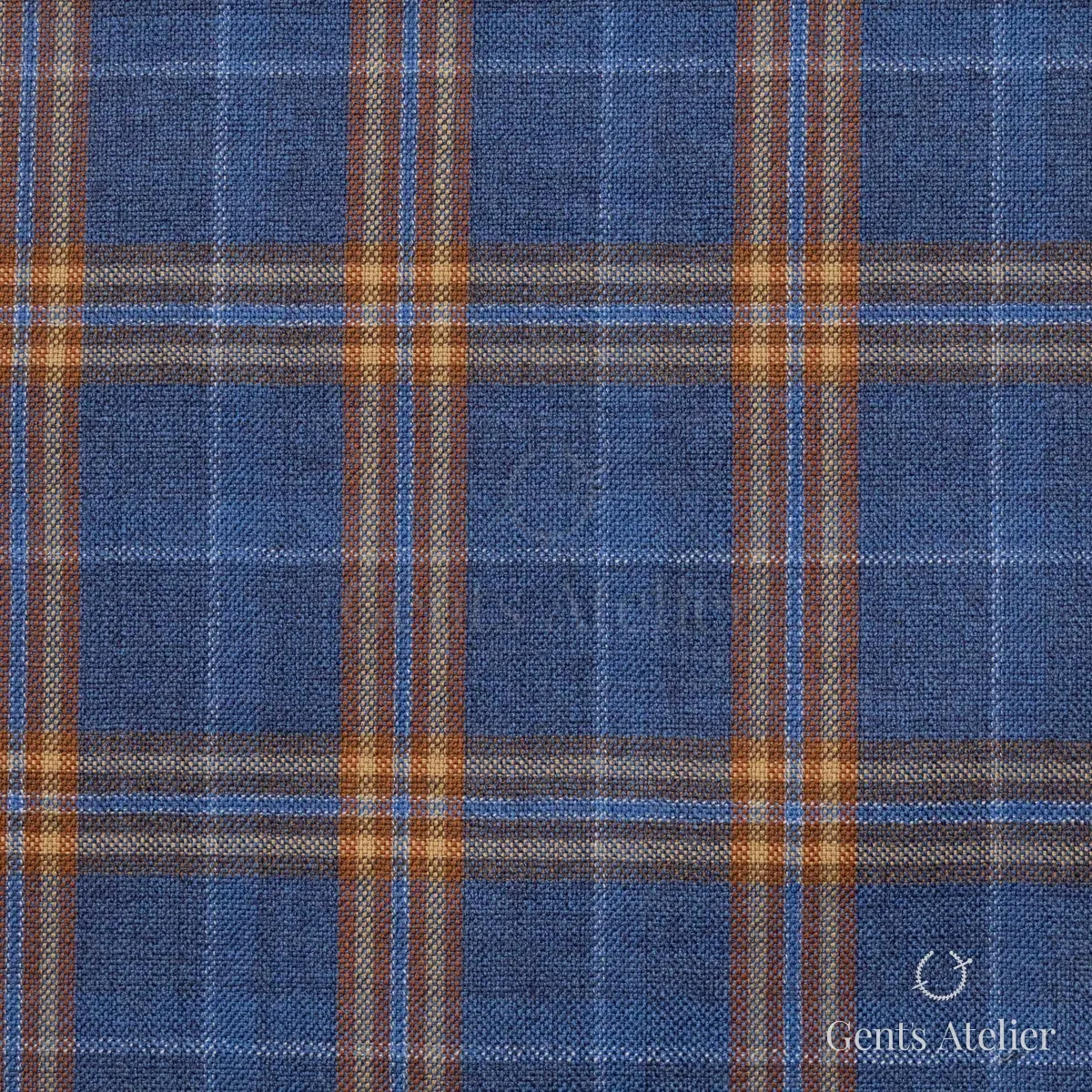Костюм из Huddersfield 254821-B — синий, 100% шерсть