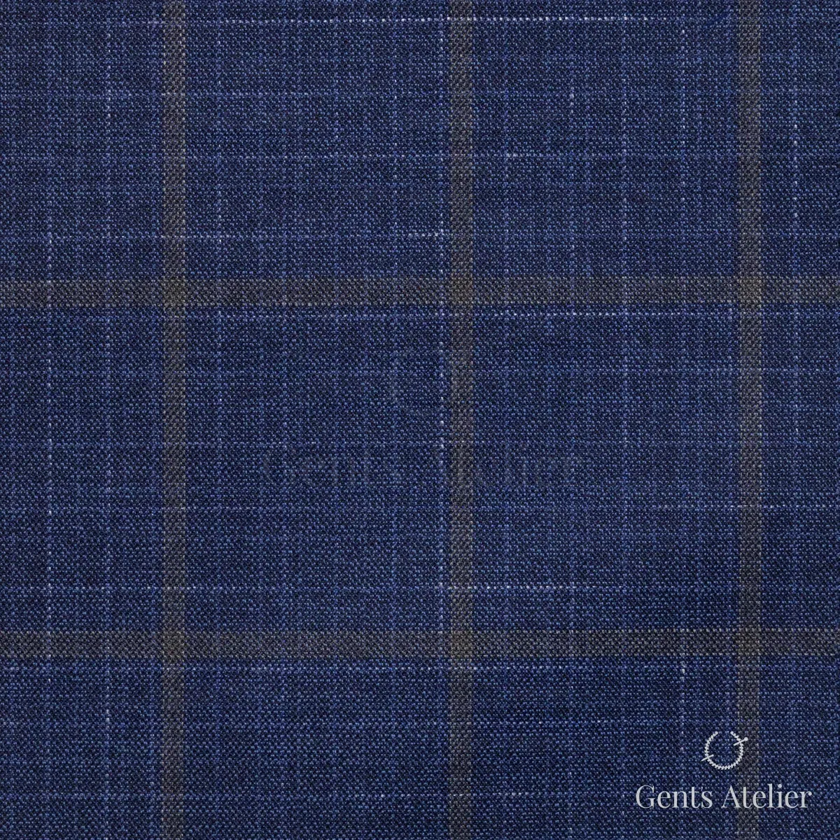 Костюм из Huddersfield 254824-B — синий, 100% шерсть