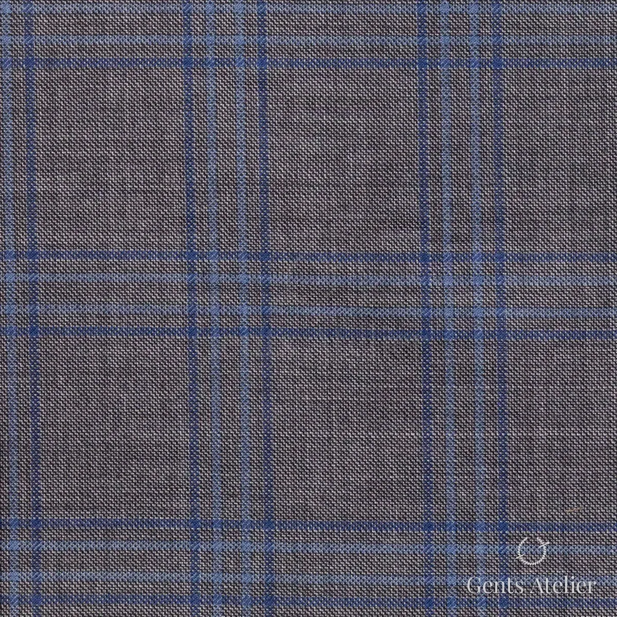 Костюм из Huddersfield 254835-A — серый, 100% шерсть