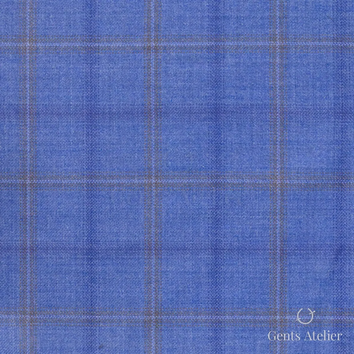 Костюм из Huddersfield 254838-A — голубой, 100% шерсть