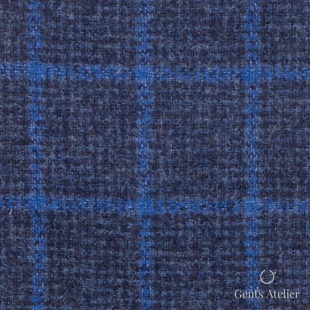 Костюм из Huddersfield 256804-B — тёмно-синий, 55%WO 19%MO 17%SE 9%CA