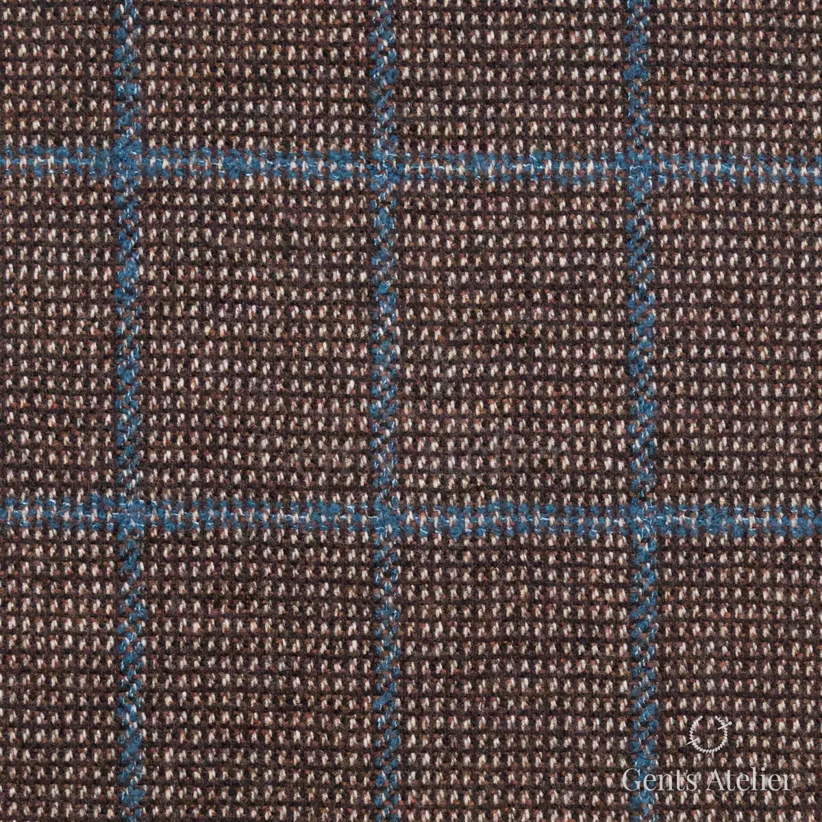 Костюм из Huddersfield 256818-B — коричневый, 90%WO 10%CA