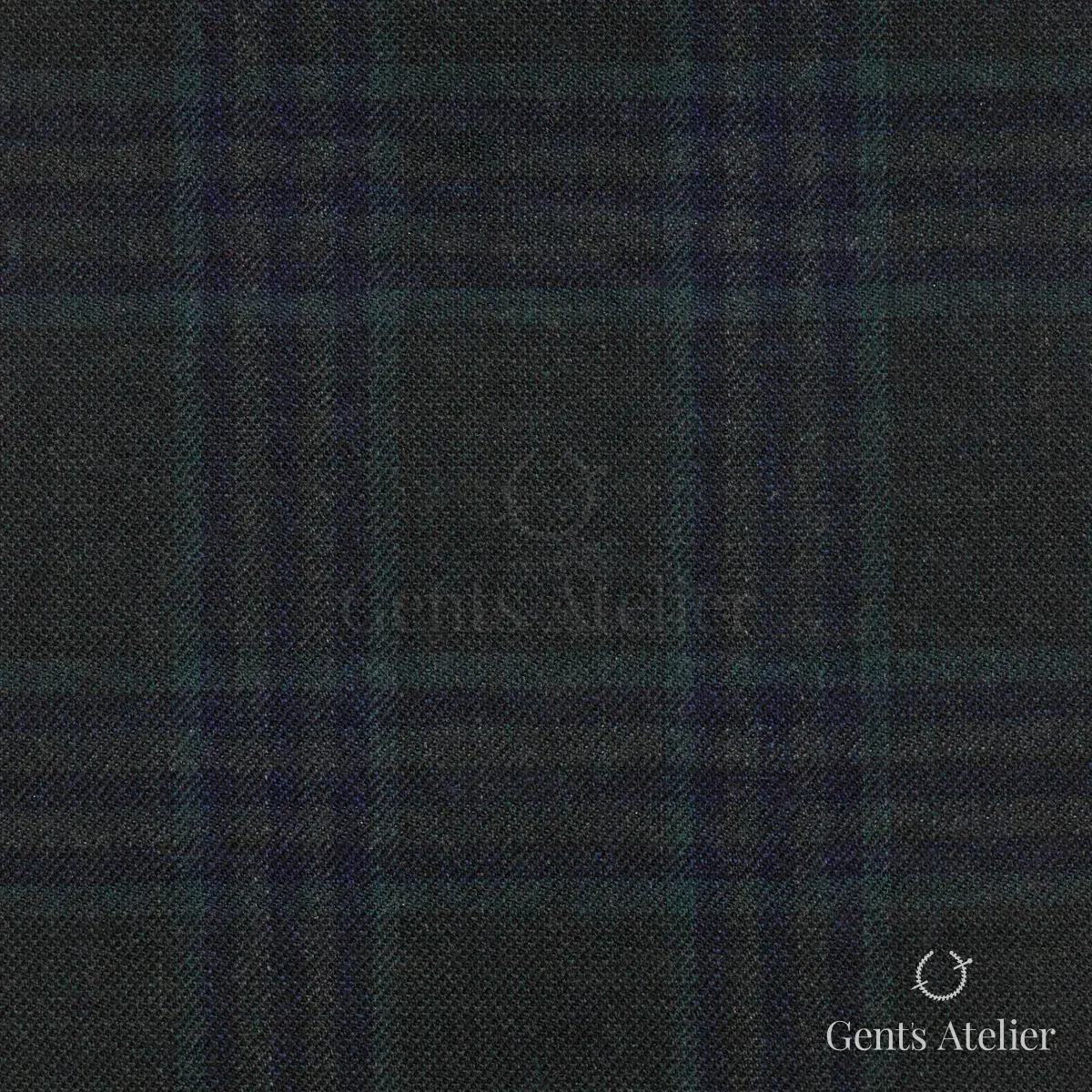 Костюм из Huddersfield 256822-A — тёмно-зелёный, 100% шерсть