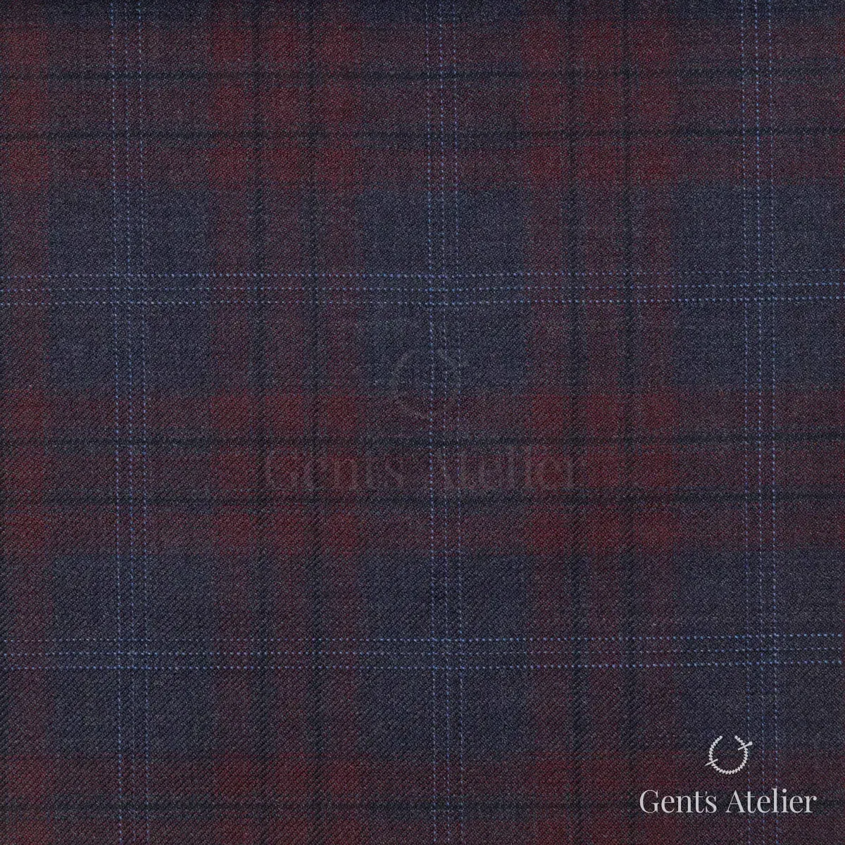 Костюм из Huddersfield 256849-A — тёмно-синий, 100% шерсть
