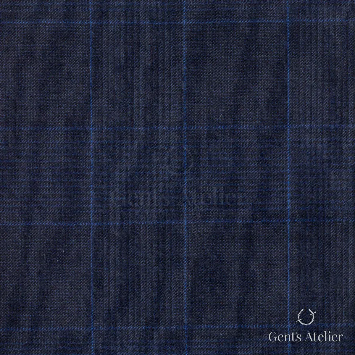 Костюм из Stylbiella 38063/180 — тёмно-синий, 100% шерсть