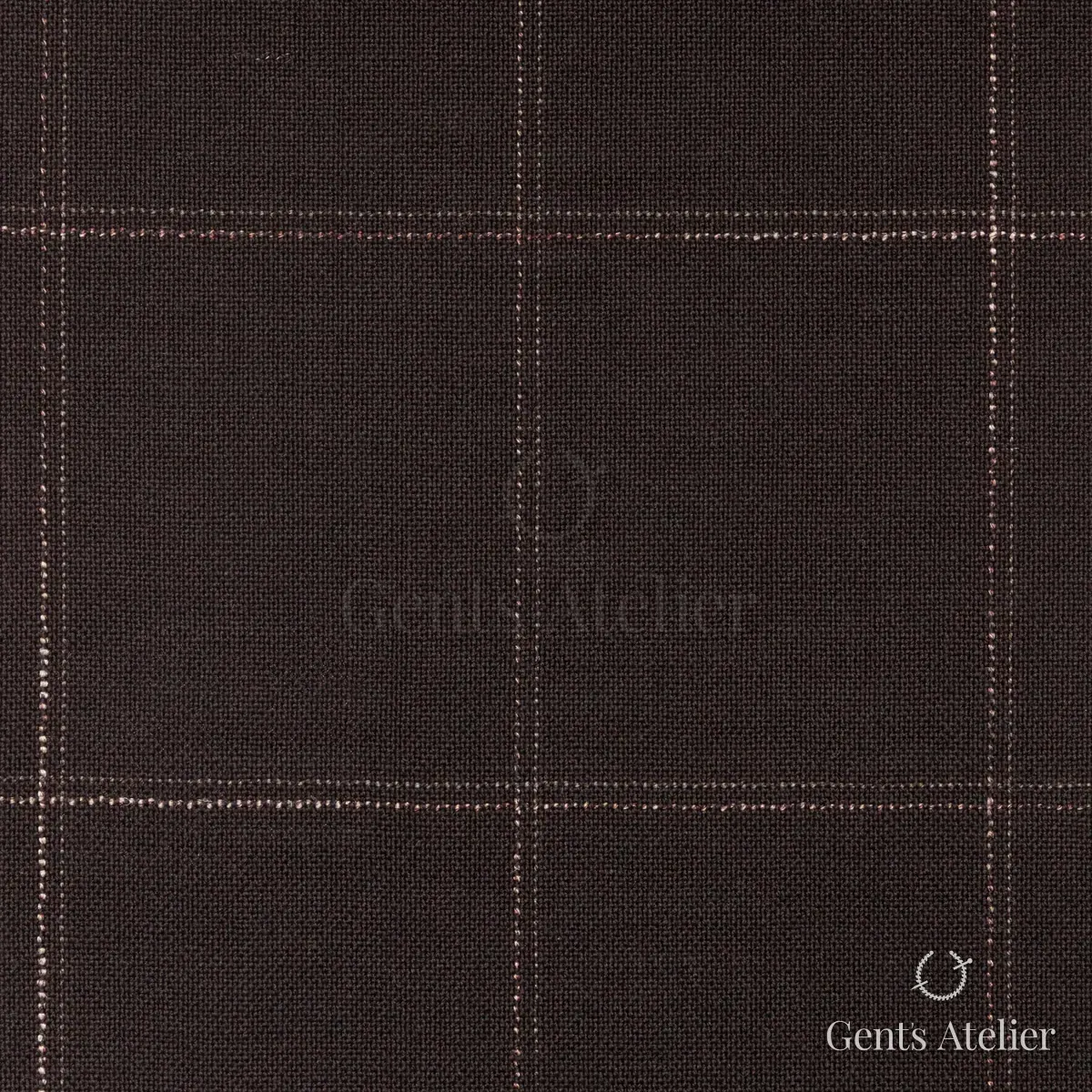 Костюм из Stylbiella 38340/141 — тёмно-коричневый, 100% шерсть