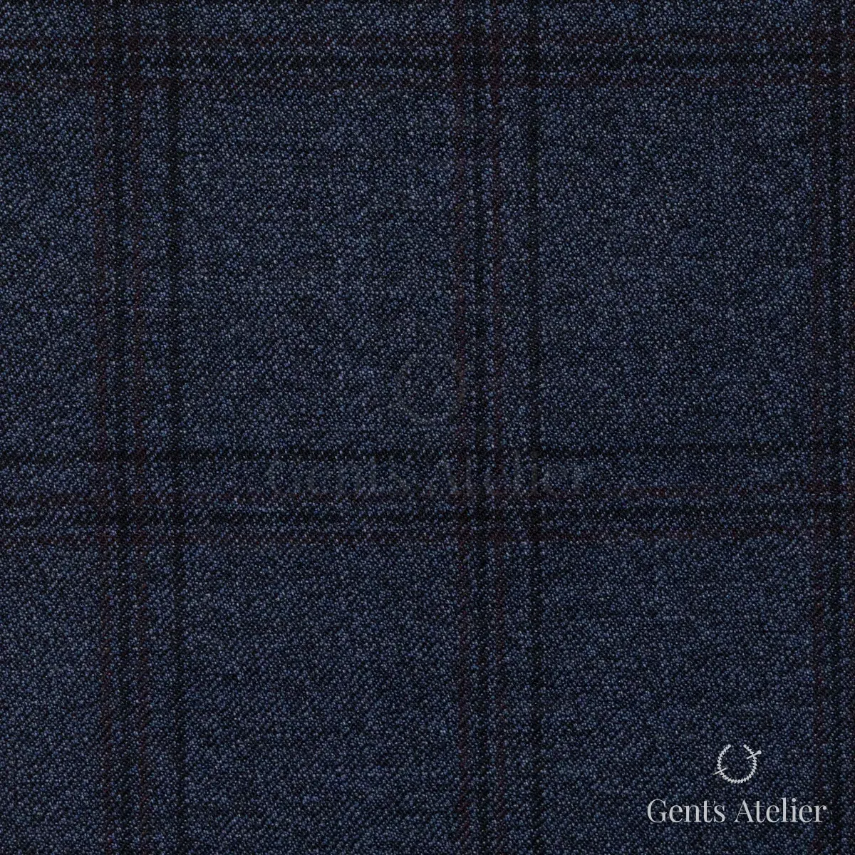 Костюм из Stylbiella 31584/180 — тёмно-синий, 100% шерсть
