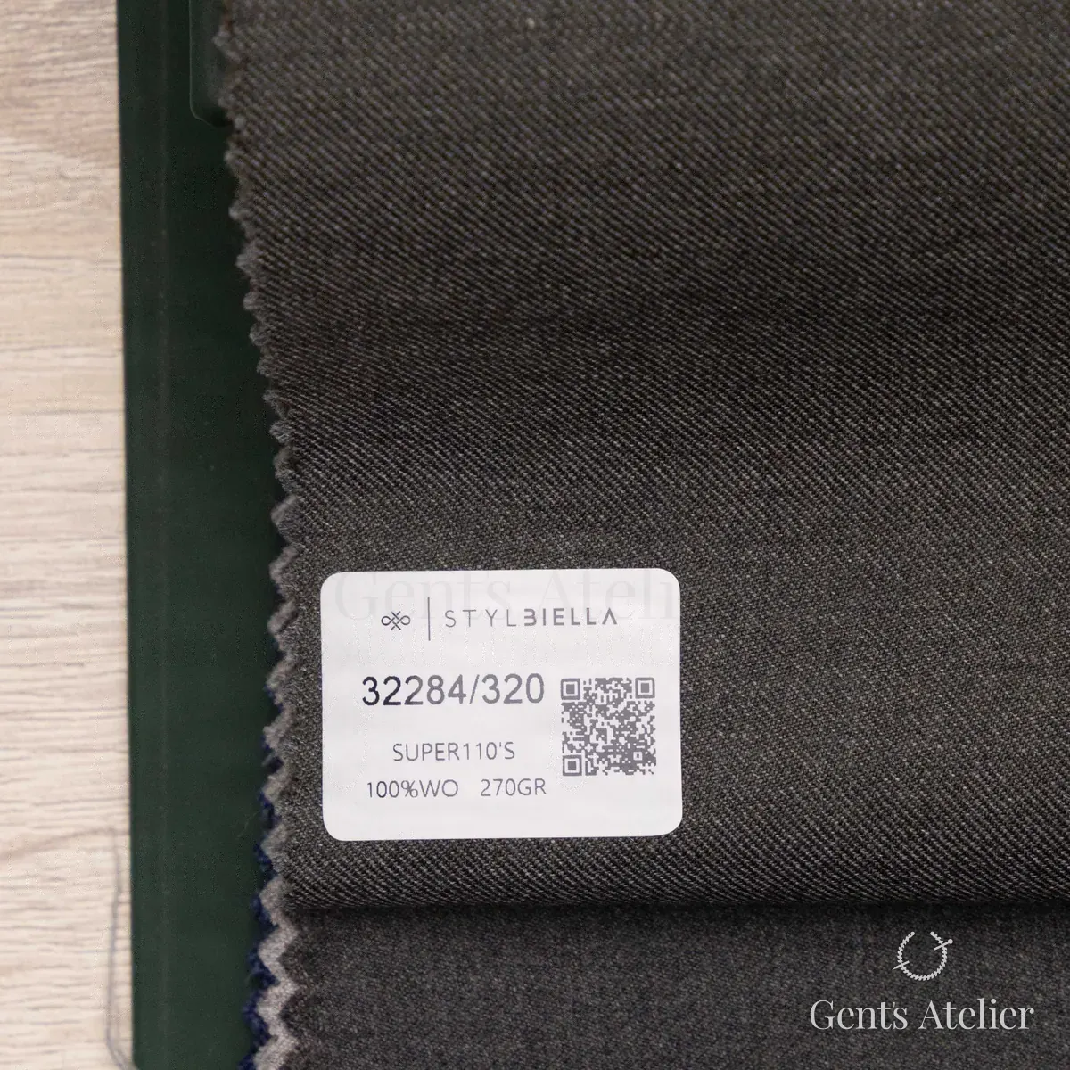 Костюм из Stylbiella 32285/320 — графитовый, 100% шерсть