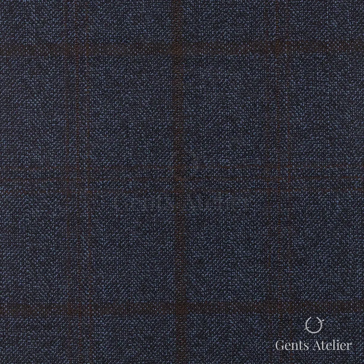 Зимний костюм из Stylbiella 36065/160 — тёмно-синий, 100% шерсть
