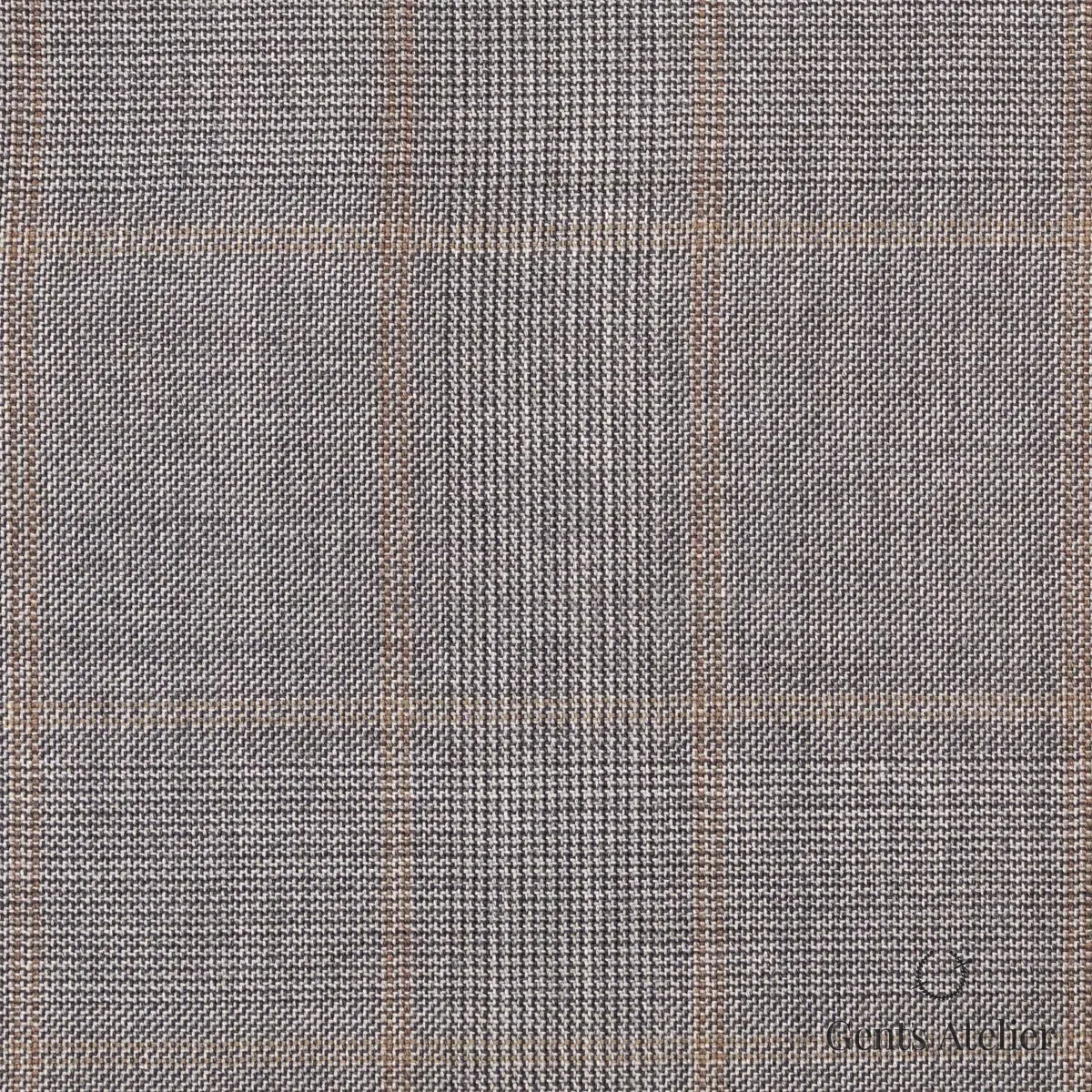 Костюм из Stylbiella 33140/650 — серо-коричневый, 100% Шерсть
