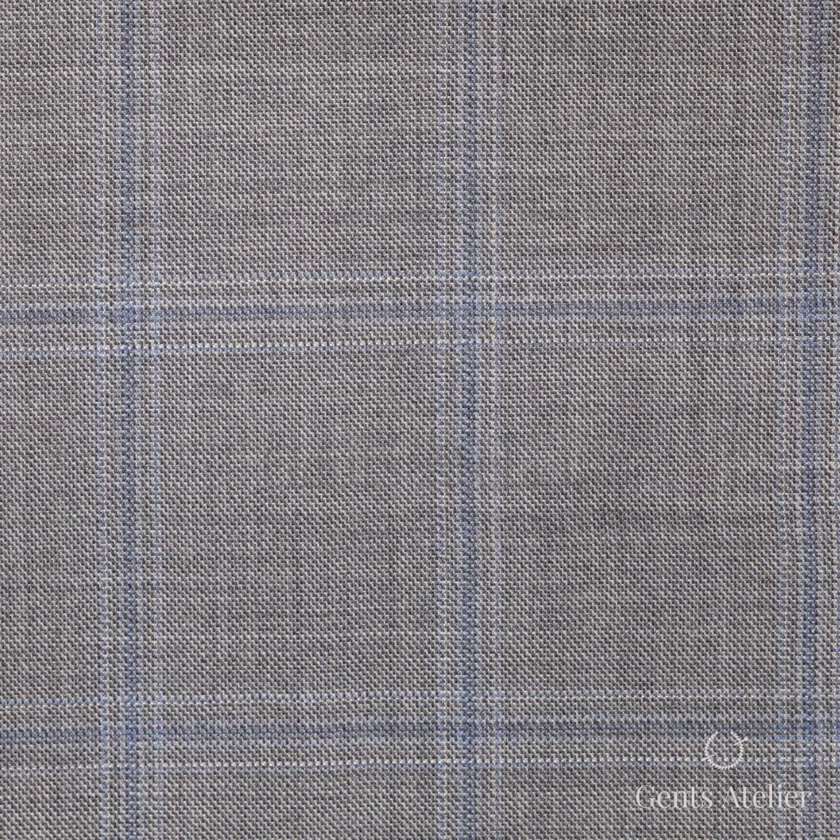 Костюм из Stylbiella 42175/193 — светло-серый, 100% шерсть