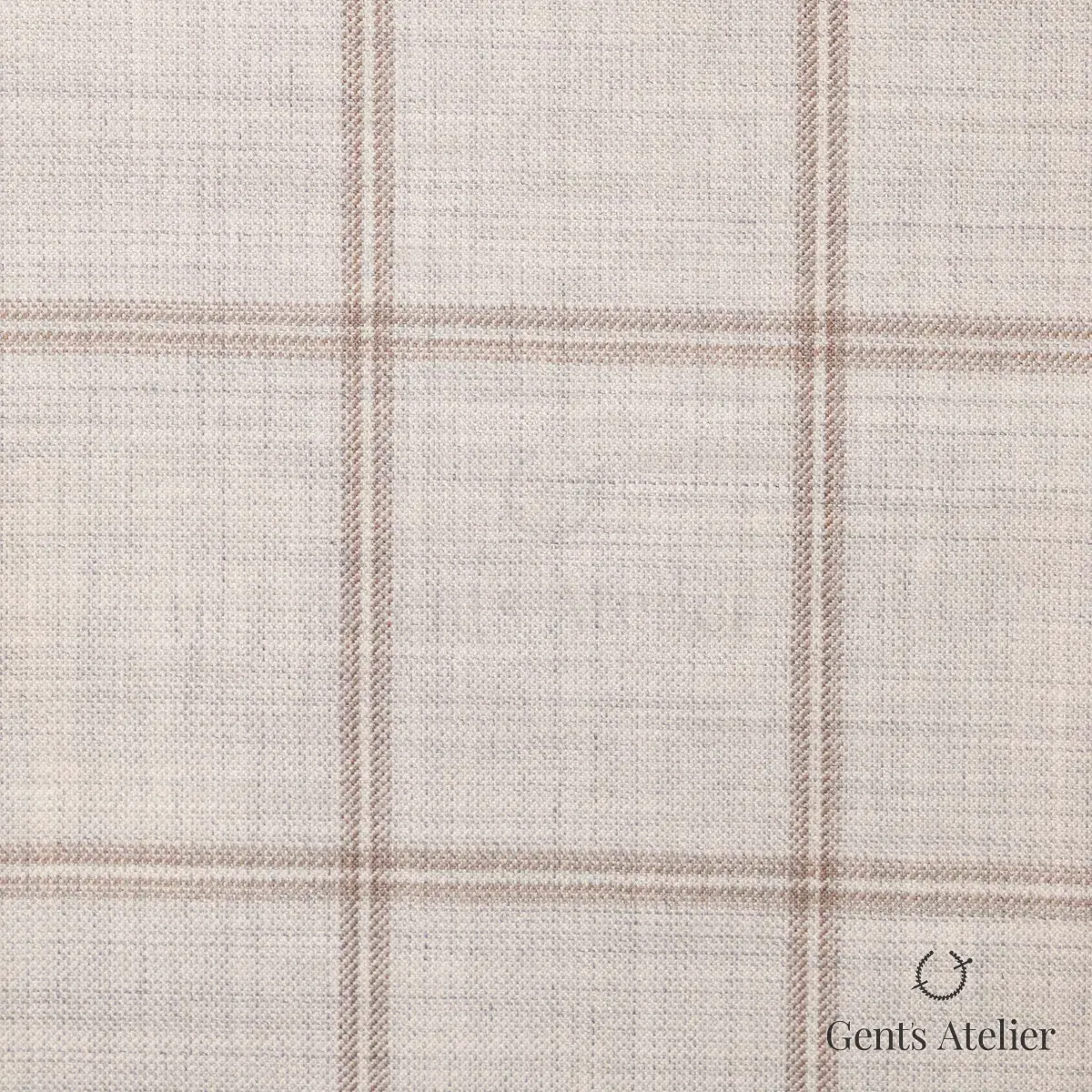 Костюм из Stylbiella 42178/193 — светло-бежевый, 100% шерсть