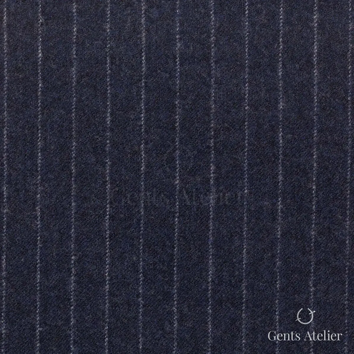 Костюм из Stylbiella 32353/160 — тёмно-синий в светлую полоску, 100% Шерсть